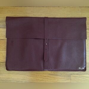 Cuyana Leather Laptop Sleeve 10 by 15 Inches